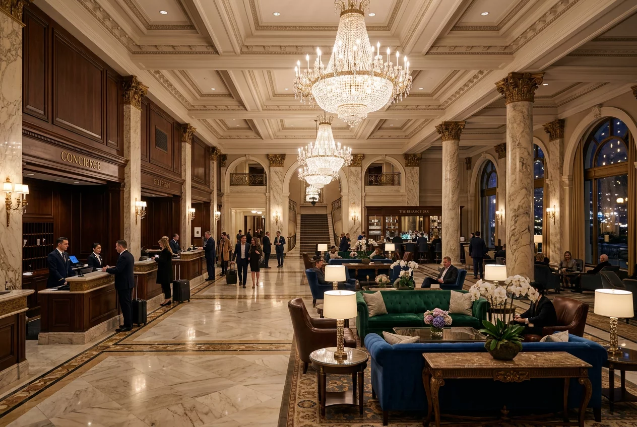 Luxurious Resort Lobby